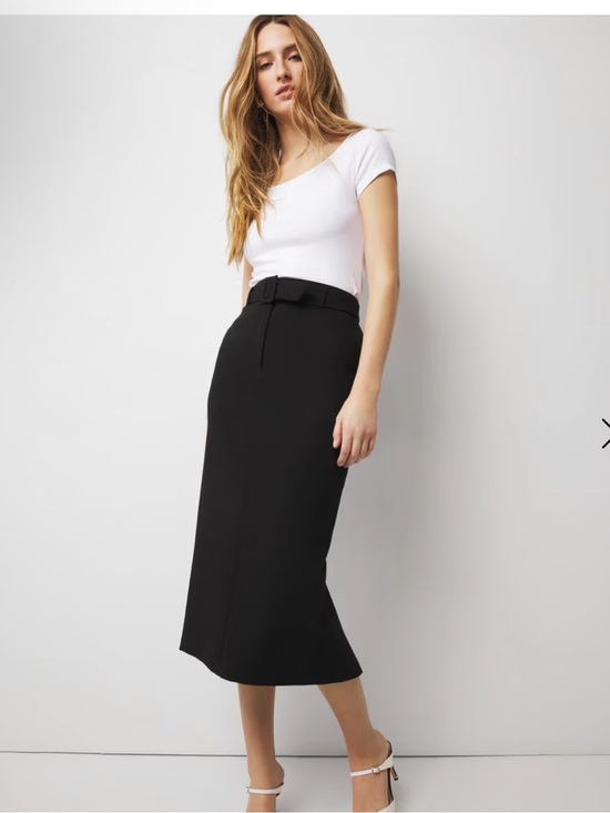 White House Black Market Dresses & Skirts - WHBM Belted Trouser Skirt